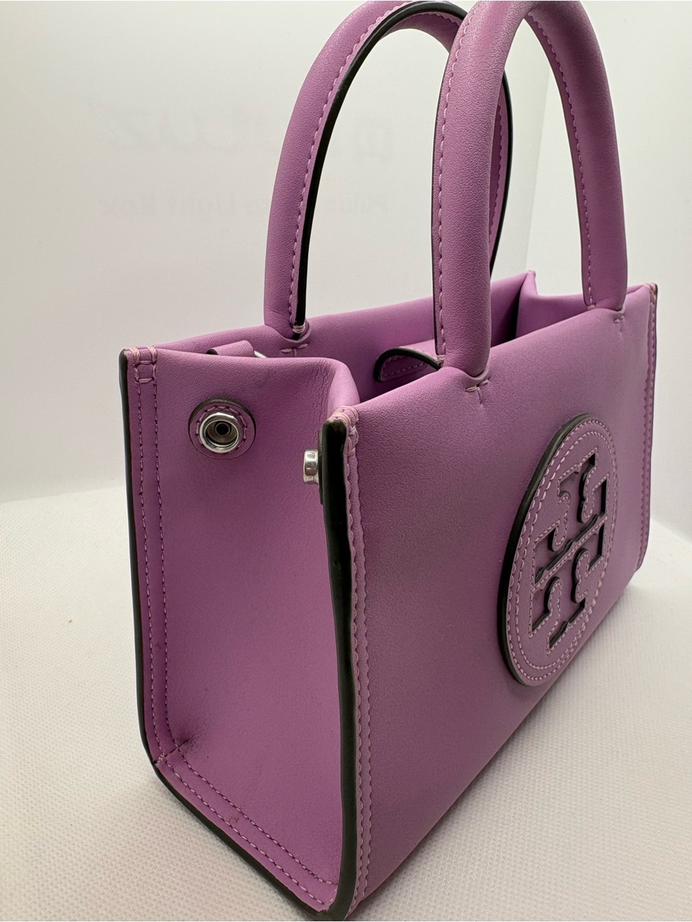 Tory Burch Lilac Mini Tote with Detachable Strap - Picture 2 of 10